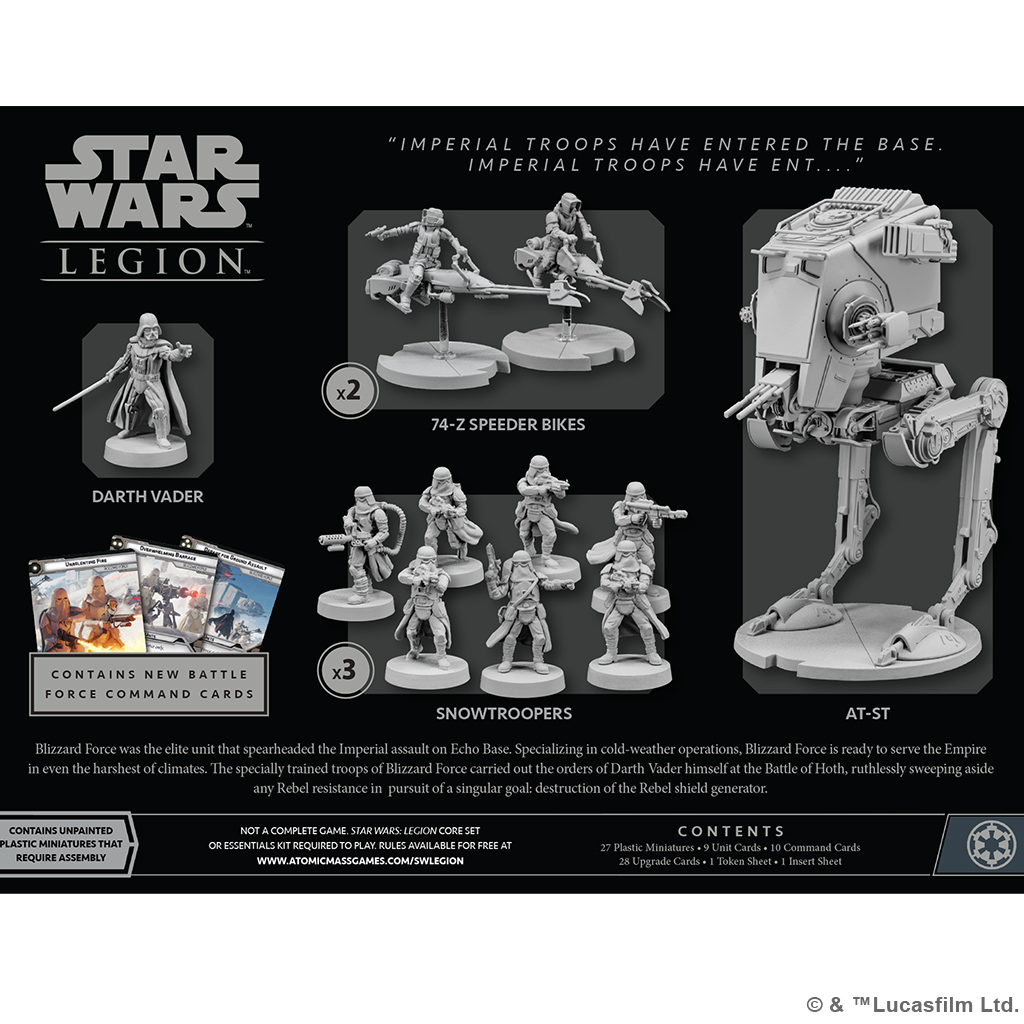 Star Wars : Legion - Blizzard Force Battle Force Starter Set